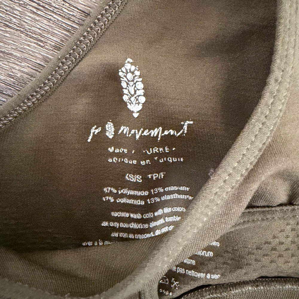 Free People Black and Olive Crop Tops - Picture 3 of 3